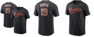 Nike Men's Chris Davis Black Baltimore Orioles Name Number T-shirt